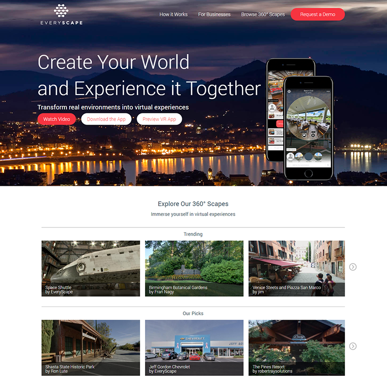 Everyscape.com Homepage